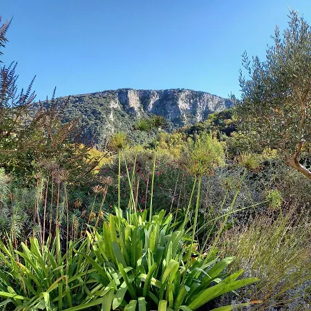 Gite En Cevennes Du Sud, Bergerie Restauree Au Rez De Jardin D'Une Bastide Avec Piscine, Vue Exceptionnelle, Authenticite Et Confort Saint-Laurent-le-Minier Exterior foto