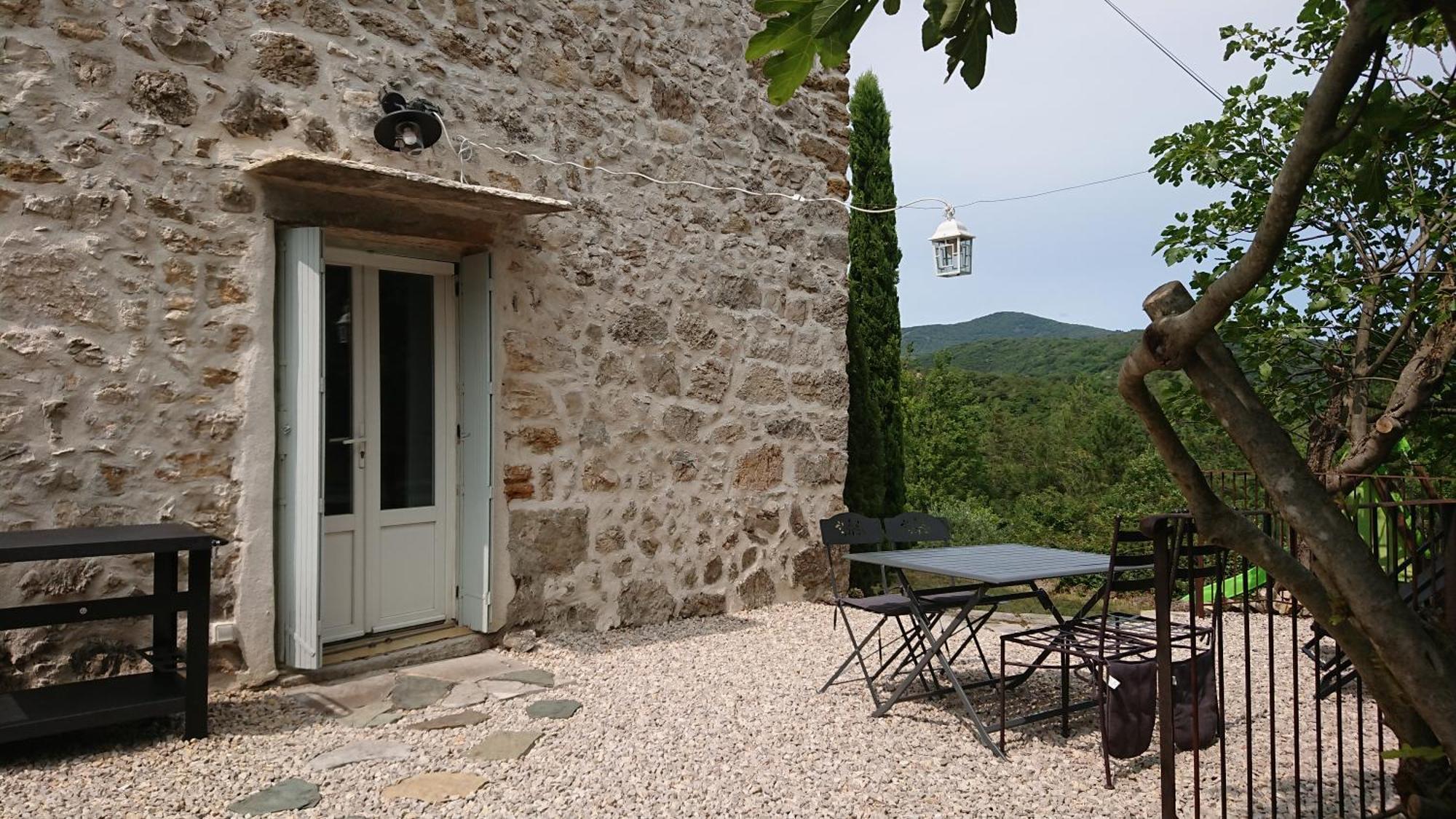Ferienhaus En Cevennes Du Sud, Bergerie Restauree Au Rez De Jardin D'une Bastide Avec Piscine, Vue Exceptionnelle, Authenticite Et Confort Saint-Laurent-le-Minier